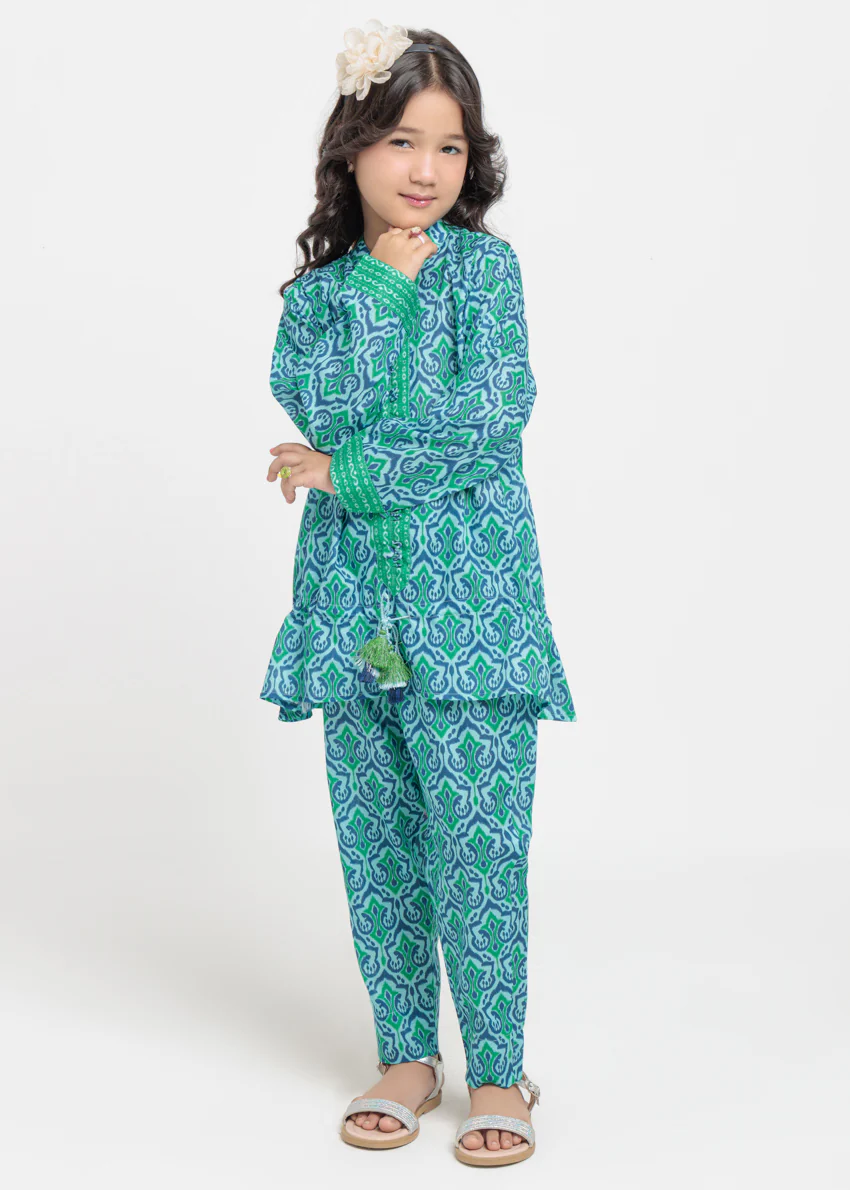 Teal-Lawn-2 Piece (GPS25P2055) - Image 3