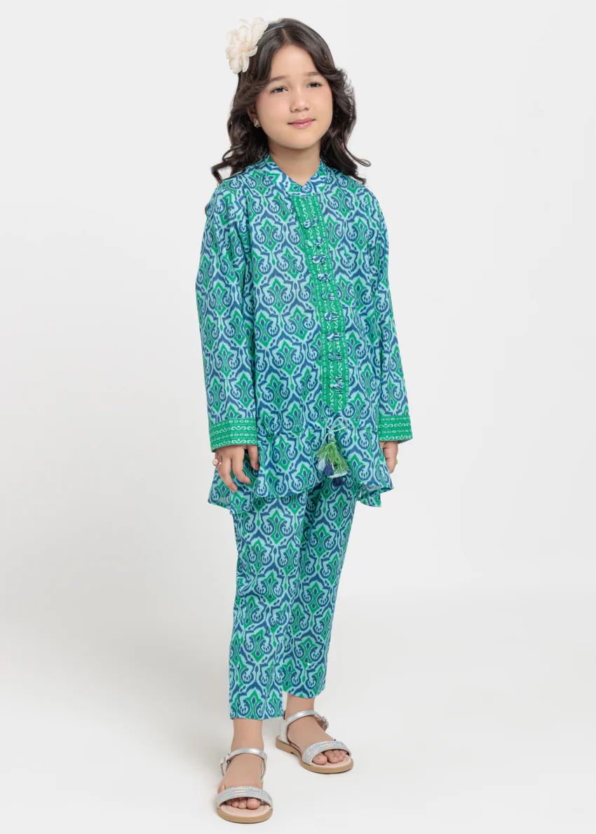 Teal-Lawn-2 Piece (GPS25P2055) - Image 4