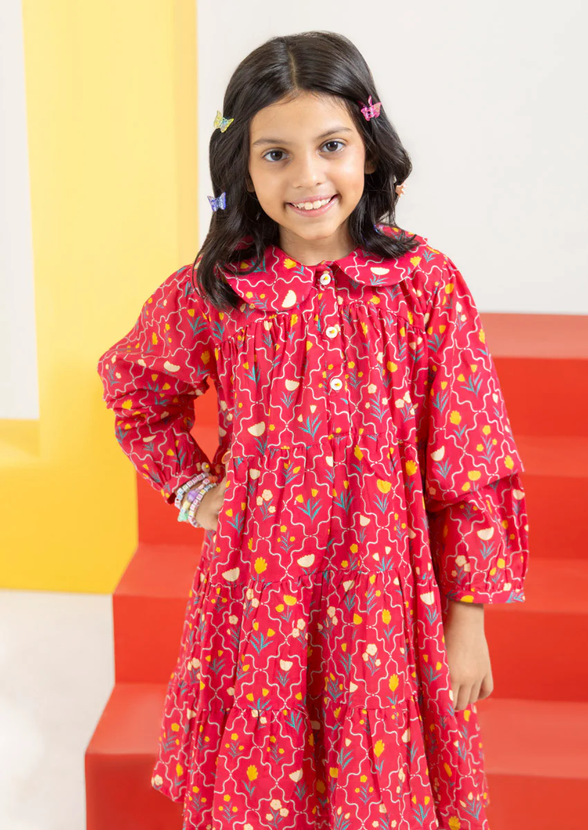 Pink-Cambric-2 Piece (GPS25P2060) - Image 4