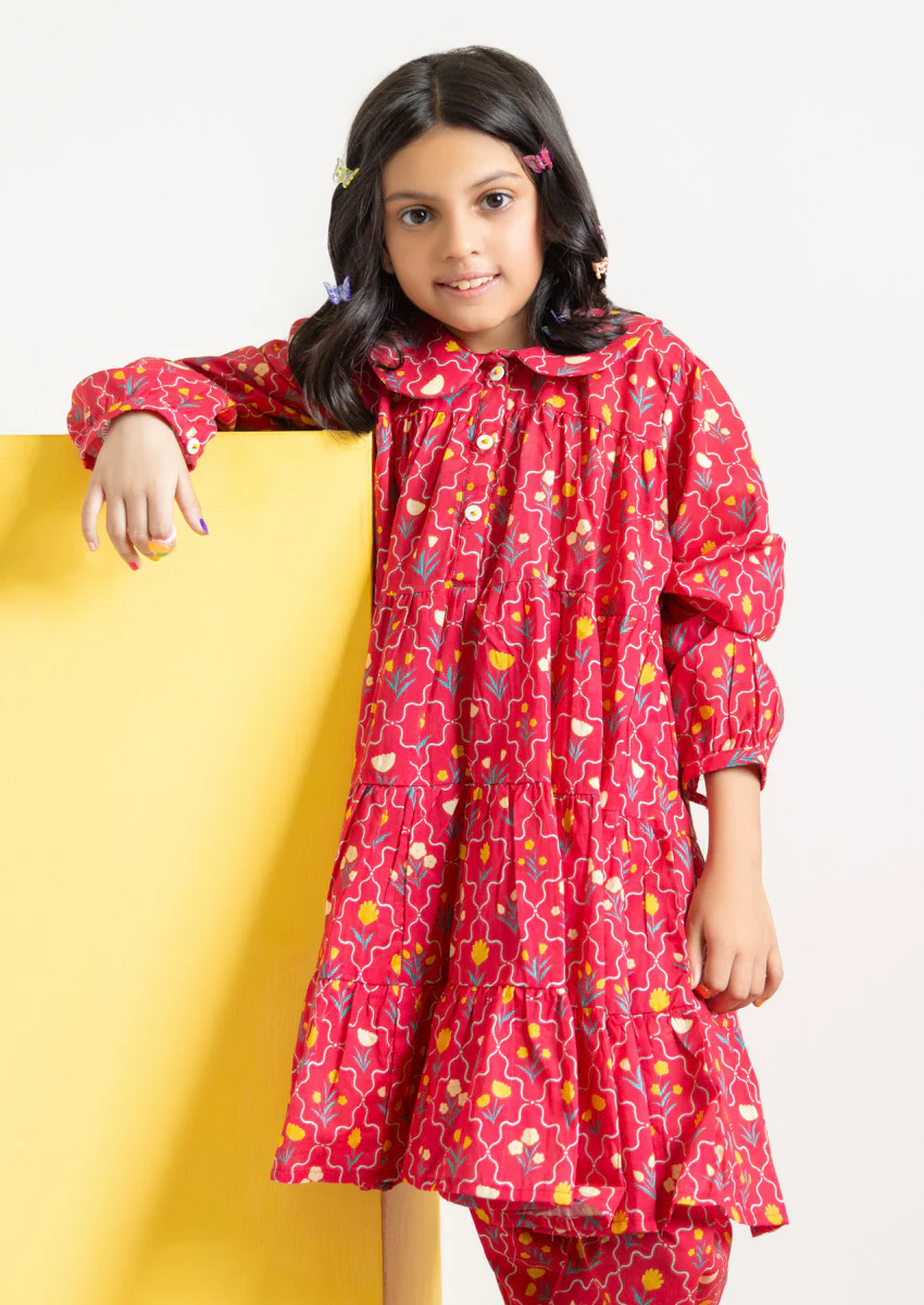 Pink-Cambric-2 Piece (GPS25P2060) - Image 6