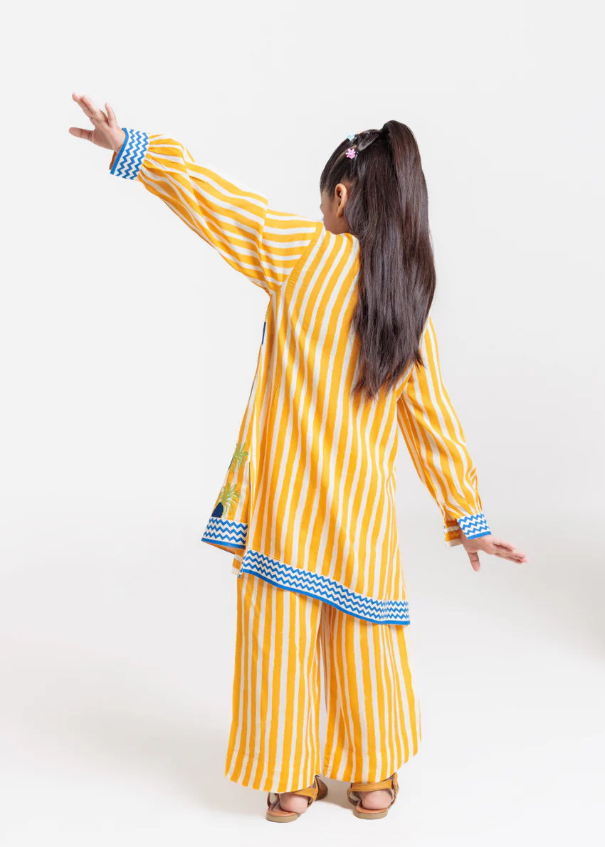 Yellow-Viscose-2 Piece (GPSTPBS25BG7A16) - Image 2