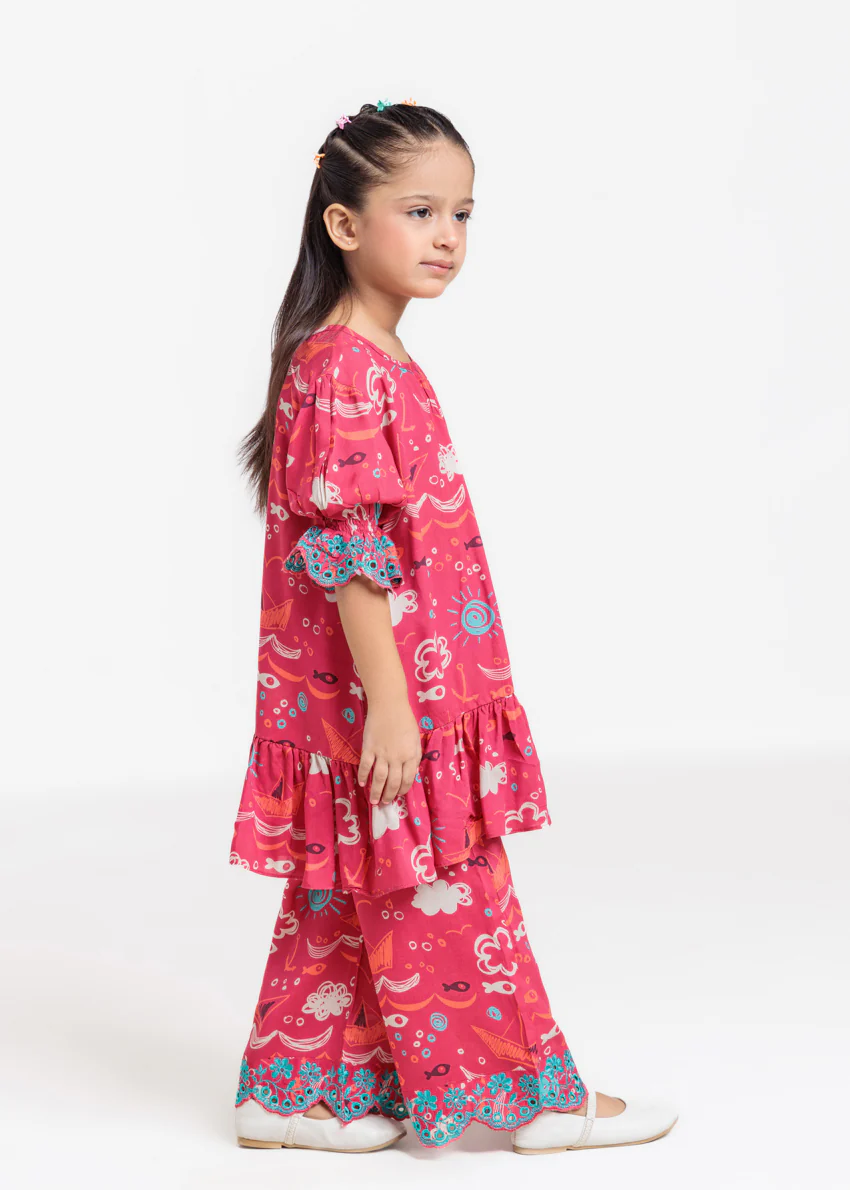 Pink-Viscose-2 Piece (GPSTPBS25BG7A17) - Image 3