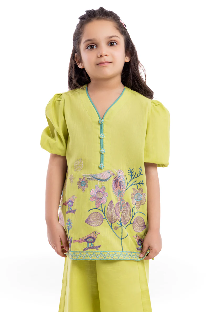 Yellow-Khaddar-2 Piece (GPSTSBW25BG10N35) - Image 8