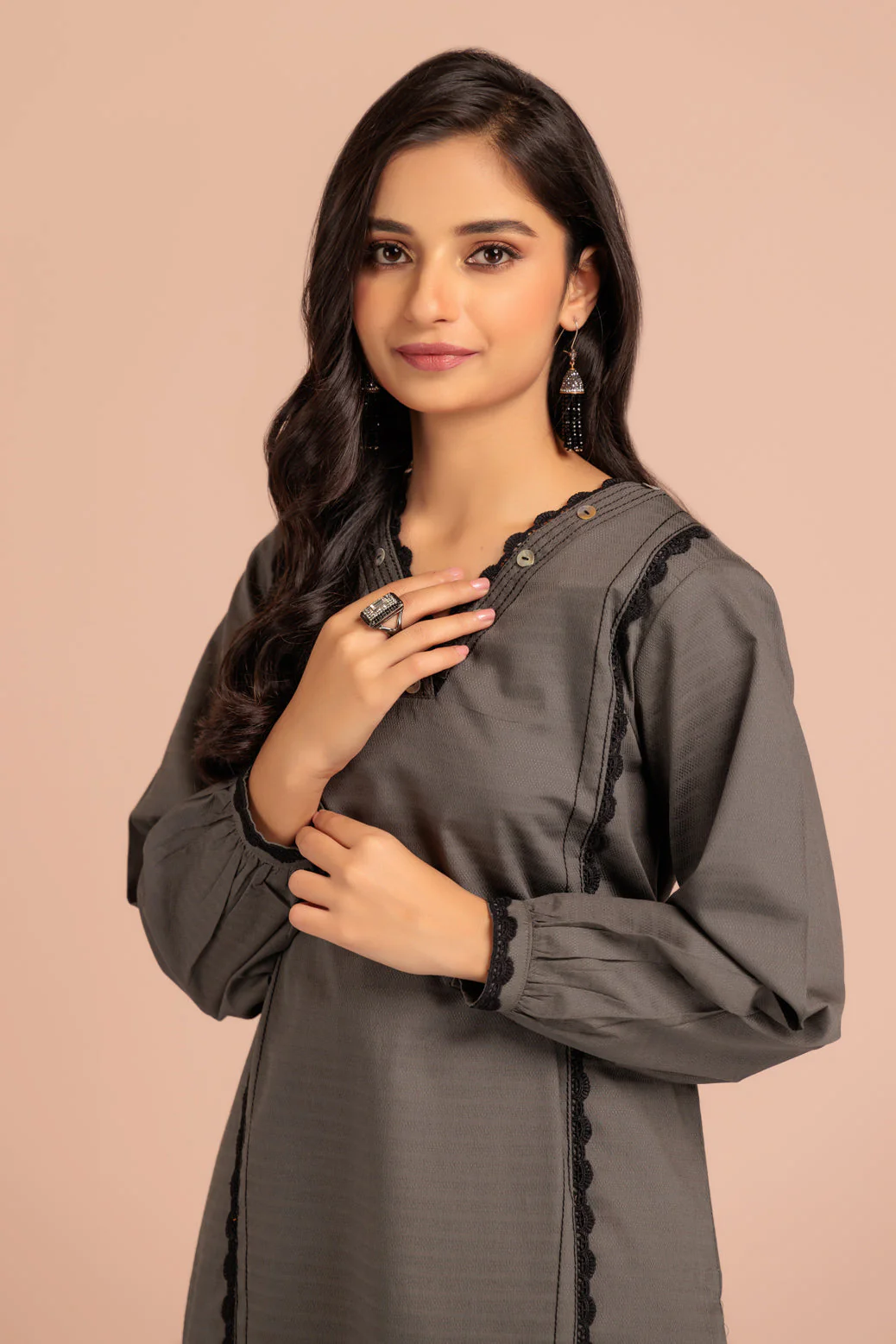 GRAY-DOBBY-2 PIECE (WHS222P14) - Image 2
