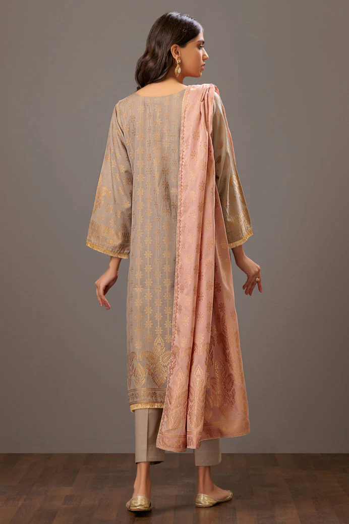 GRAY-JACQUARD-3 PIECE (JAS233P04) - Image 4