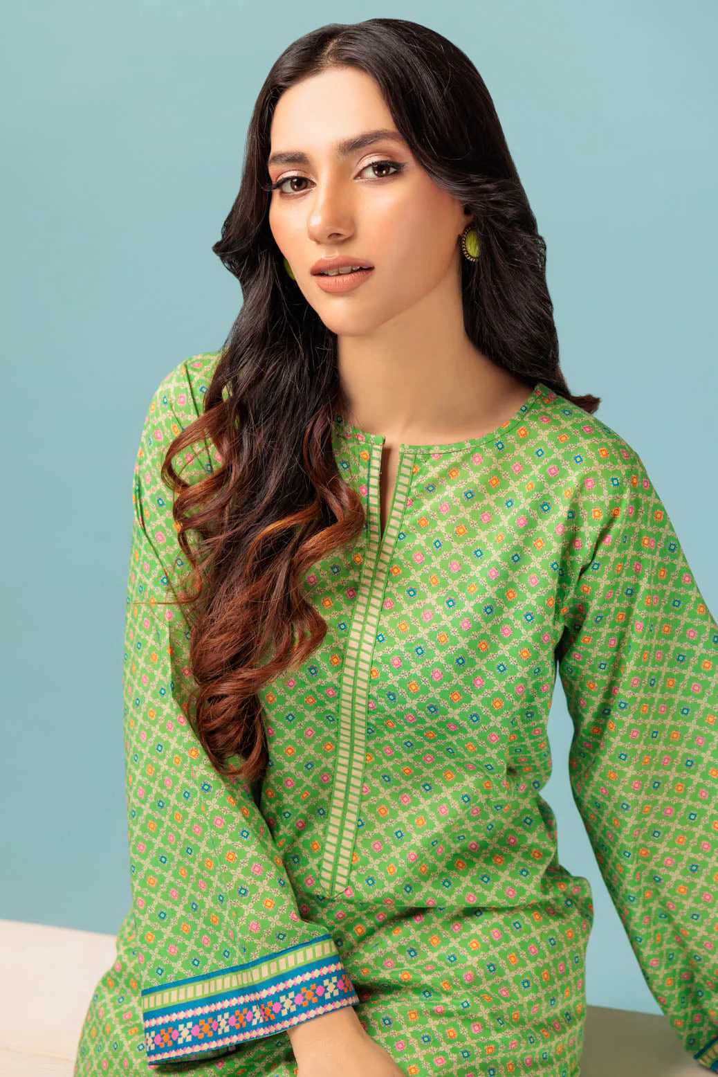 GREEN-CAMBRIC-2 PIECE (BSAS232P33) - Image 2