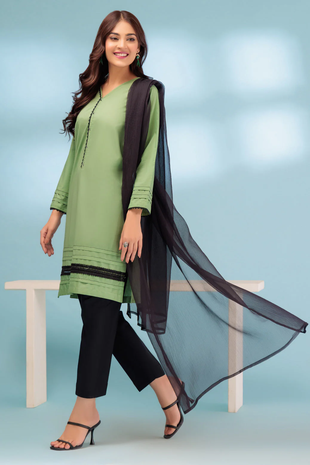 GREEN-CAMBRIC-2 PIECE (BSRS232P05) - Image 3