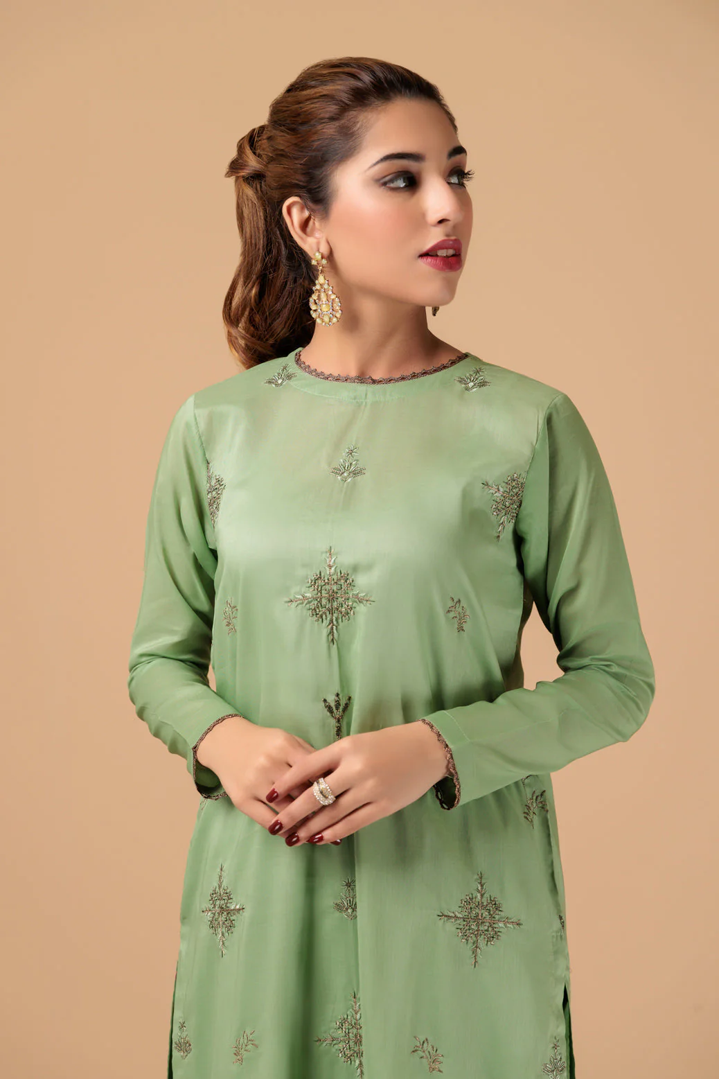 GREEN-CAMBRIC-2 PIECE (SHS232P02) - Image 2