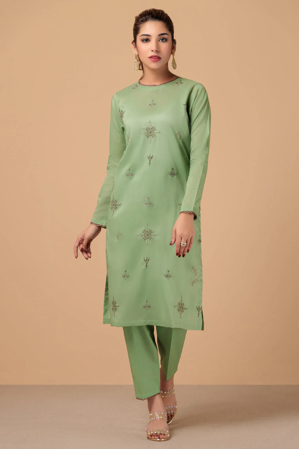 GREEN-CAMBRIC-2 PIECE (SHS232P02) - Image 3
