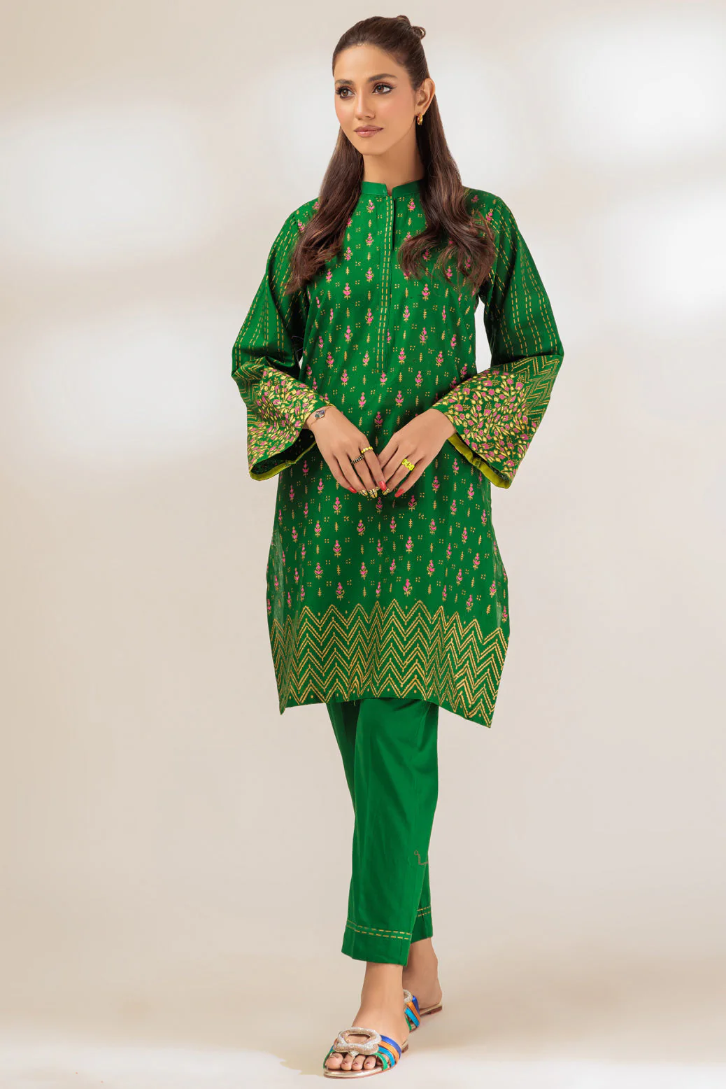 GREEN-CAMBRIC-2 PIECE (SRLS232P09) - Image 2