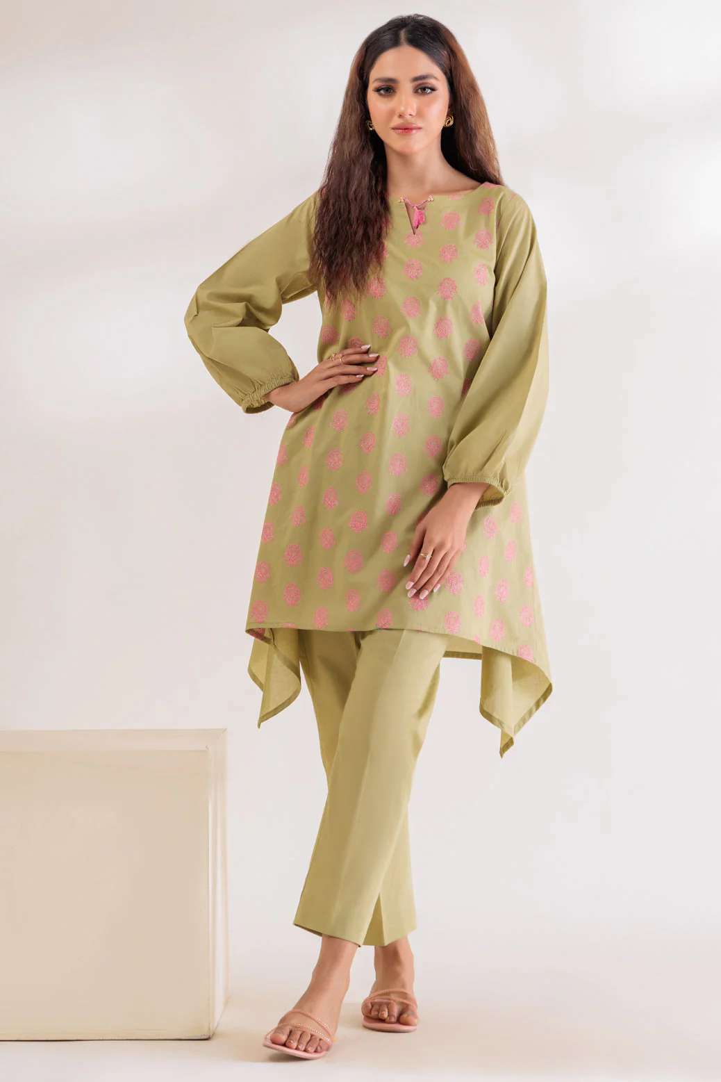 GREEN-CAMBRIC-2 PIECE (SRLS232P43) - Image 4