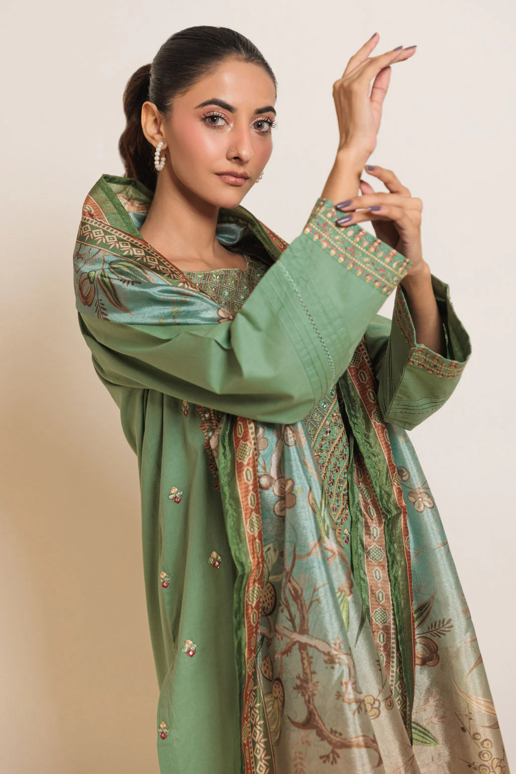 GREEN-CAMBRIC-3 PIECE (BPS5243P39) - Image 2