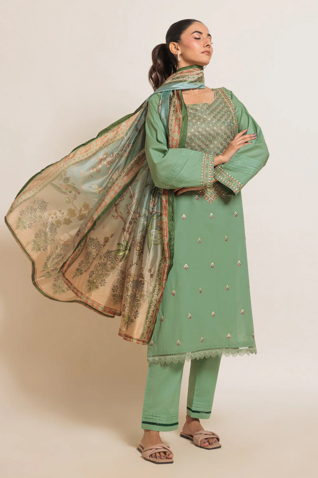 GREEN-CAMBRIC-3 PIECE (BPS5243P39) - Image 4
