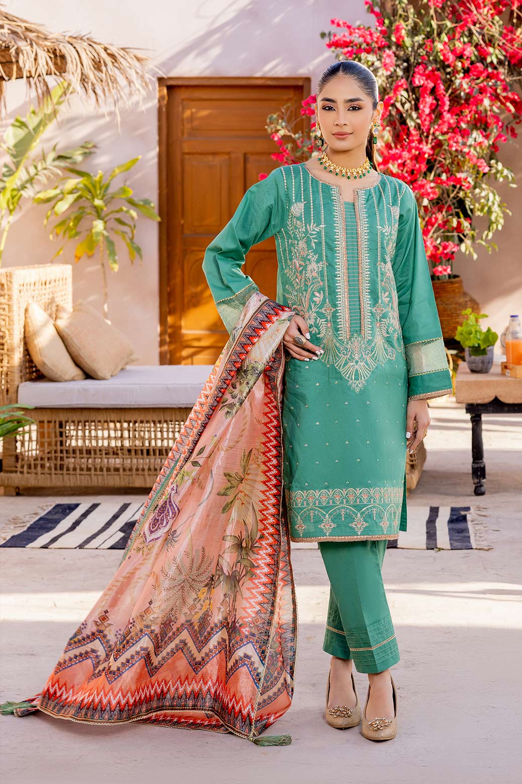 GREEN-CAMBRIC-3 PIECE (SL1H233P07) - Image 4