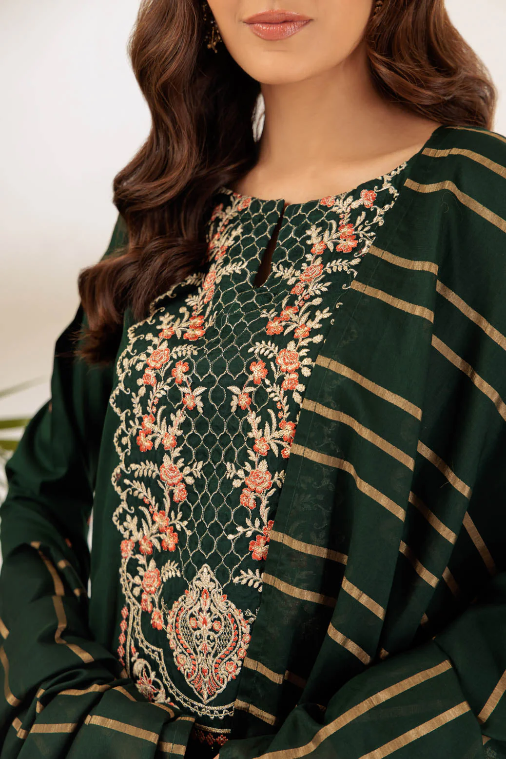 GREEN-CAMBRIC-3 PIECE (SS1243P21) - Image 2