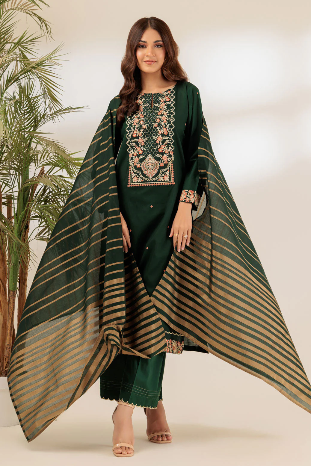 GREEN-CAMBRIC-3 PIECE (SS1243P21) - Image 3