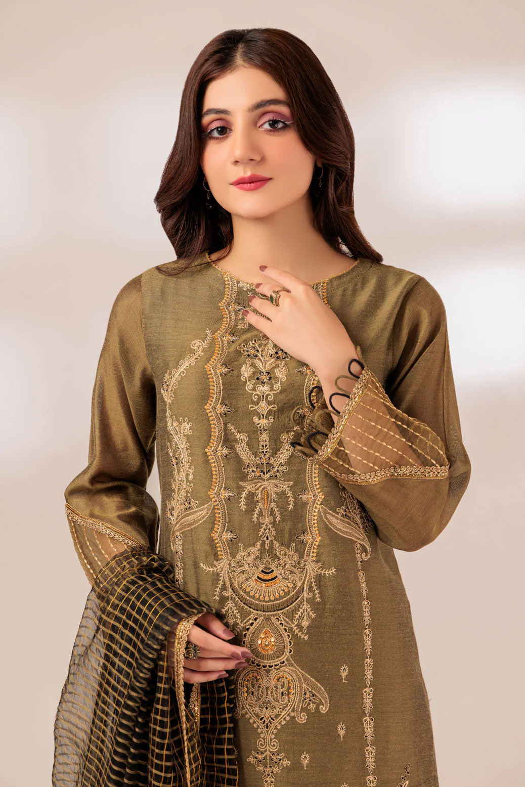 GREEN-COTTON-3 PIECE (BS4H223P07) - Image 2
