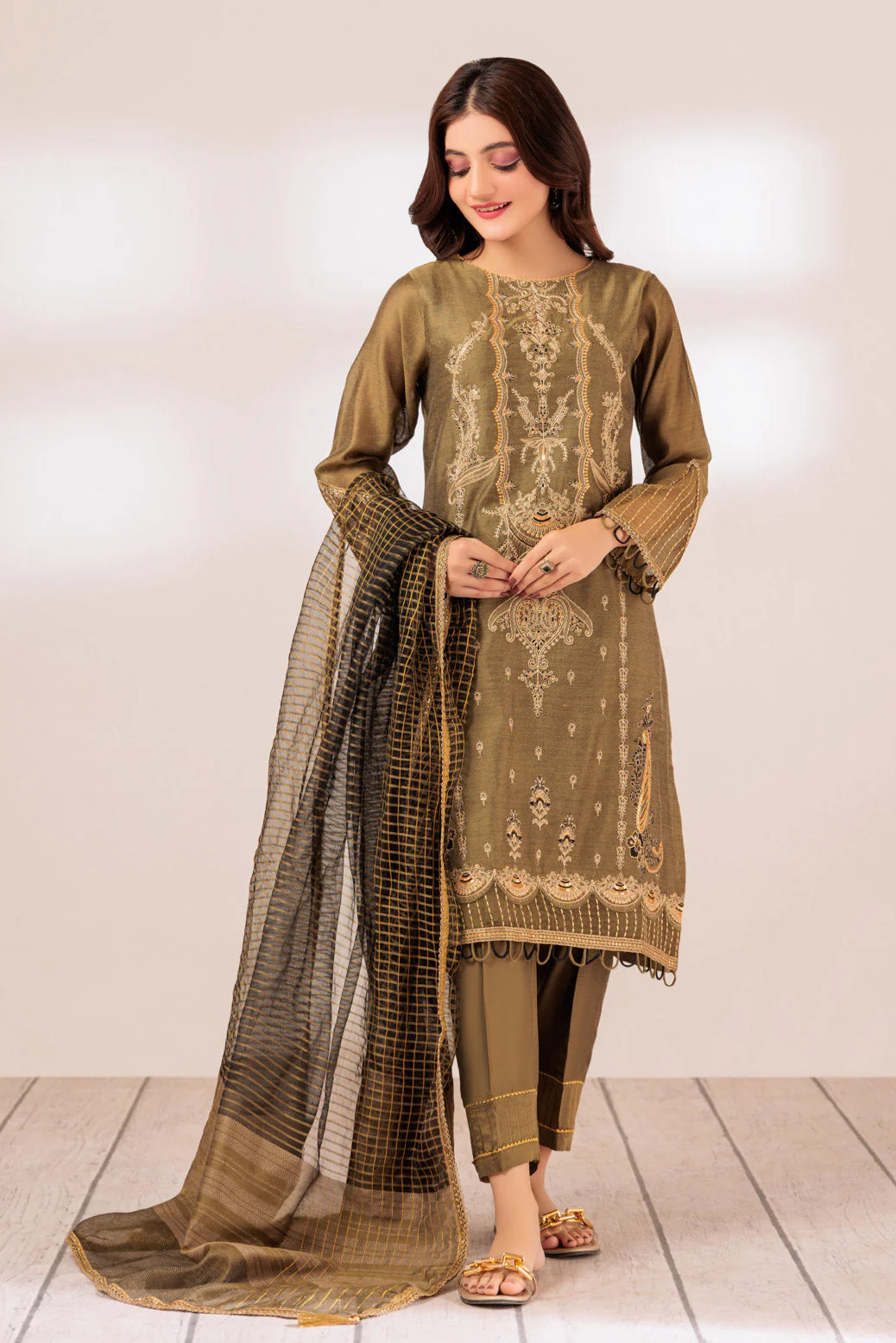 GREEN-COTTON-3 PIECE (BS4H223P07) - Image 3