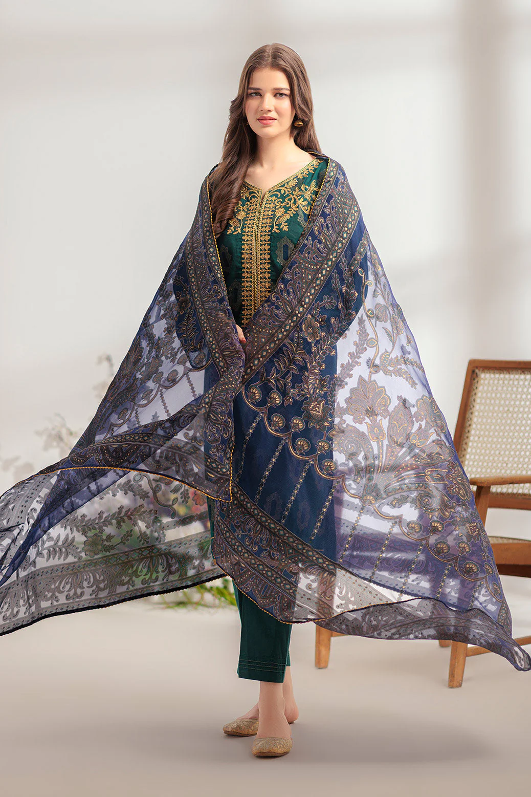 GREEN-DYED-3 PIECE (SS5243P10) - Image 2