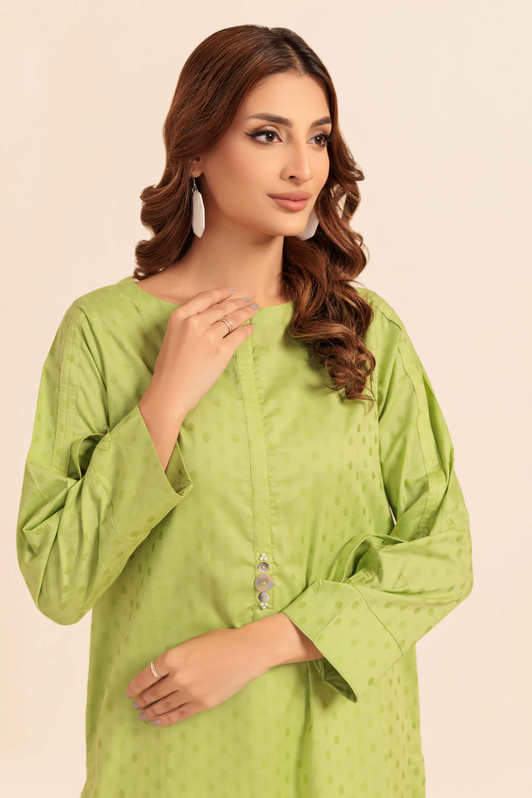 GREEN-JACQUARD-1 PIECE (PWS1241P12) - Image 4