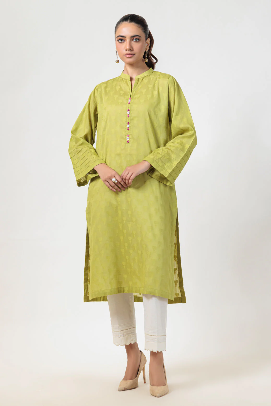 GREEN-JACQUARD-1 PIECE (PWS6241P08) - Image 3