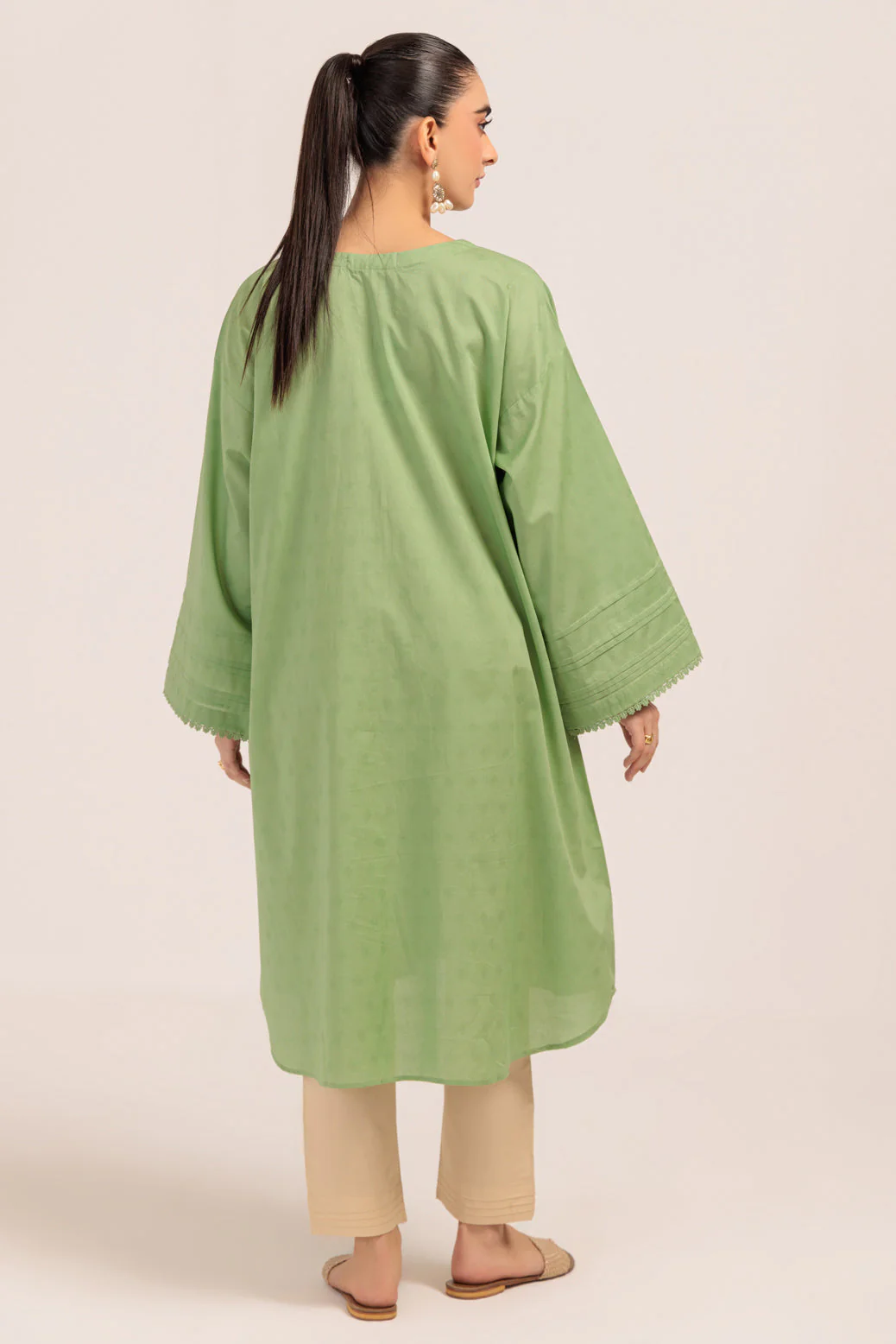 GREEN-JACQUARD-1 PIECE (PWS6241P13) - Image 3