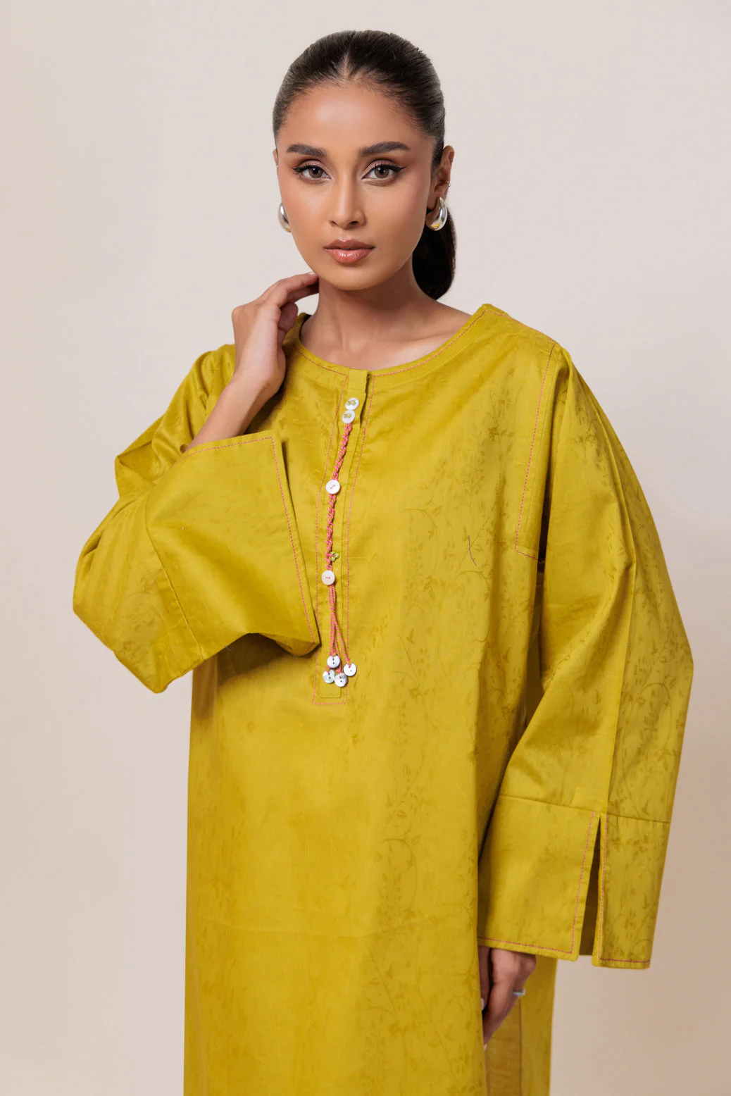 GREEN-JACQUARD-1 PIECE (PWS6241P16) - Image 3