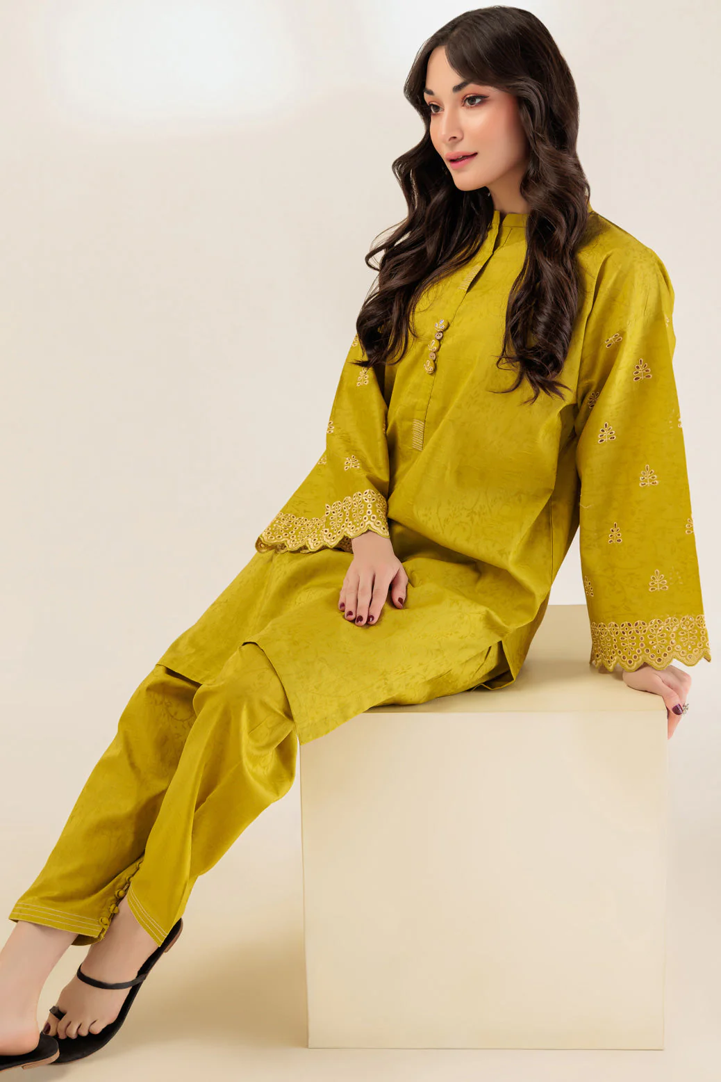 GREEN-JACQUARD-2 PIECE (PWS1232P03) - Image 3