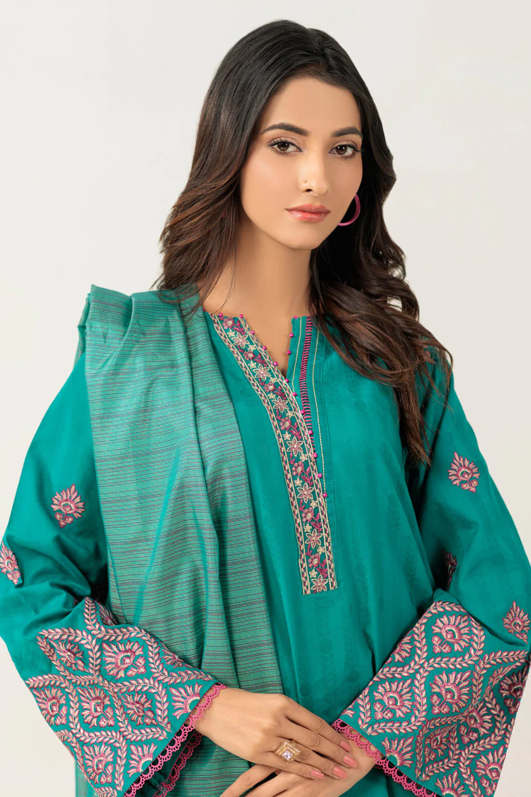 GREEN-JACQUARD-3 PIECE (BPS6243P11) - Image 3
