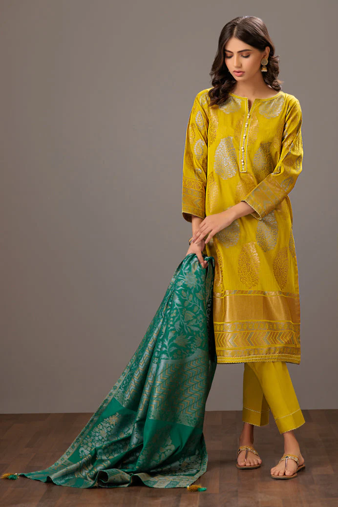 GREEN-JACQUARD-3 PIECE (JAS233P05) - Image 4