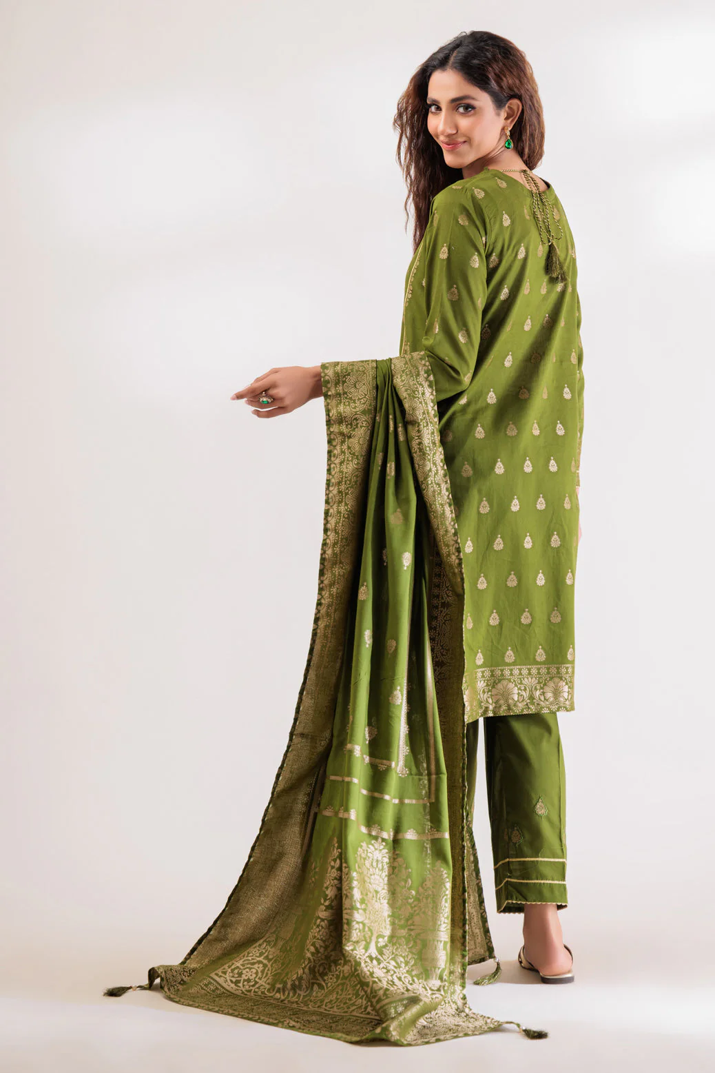 GREEN-JACQUARD-3 PIECE (JRS233P15) - Image 5