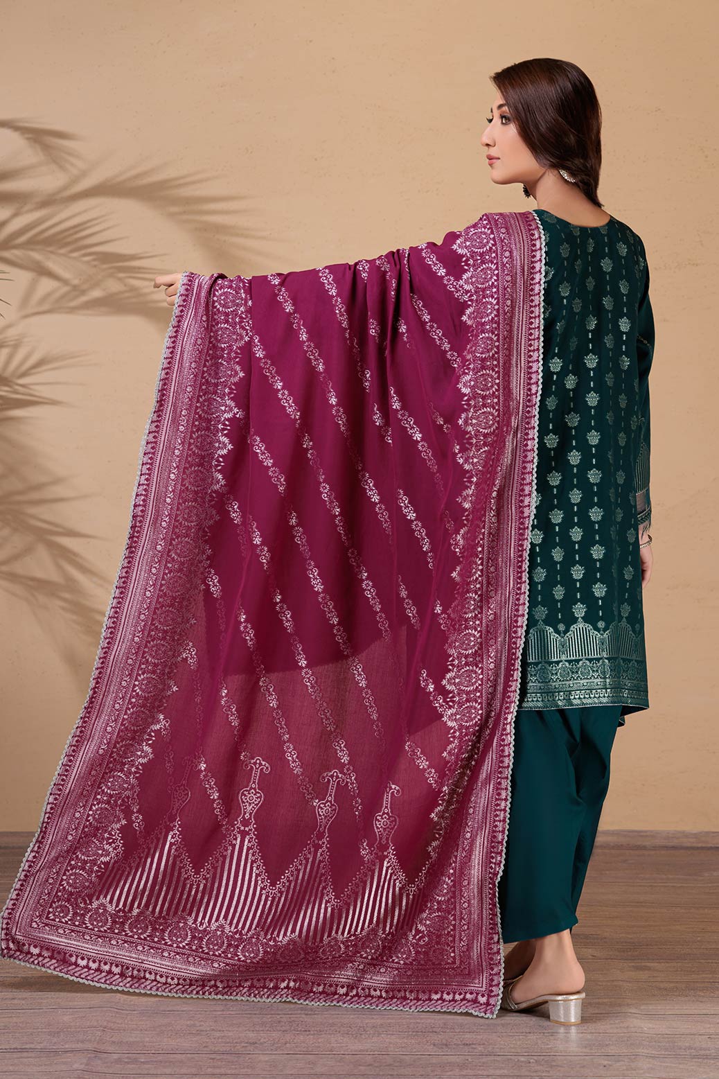 GREEN-JACQUARD-3 PIECE (PWJ1233P07) - Image 3