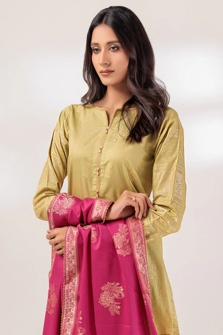 GREEN-JACQUARD-3 PIECE (PWJ2233P18) - Image 2