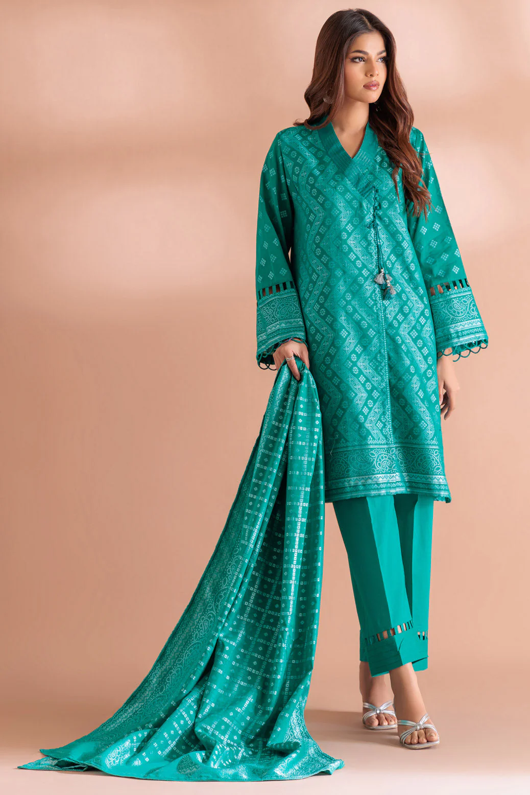 GREEN-JACQUARD-3 PIECE (WJ3233P01) - Image 3