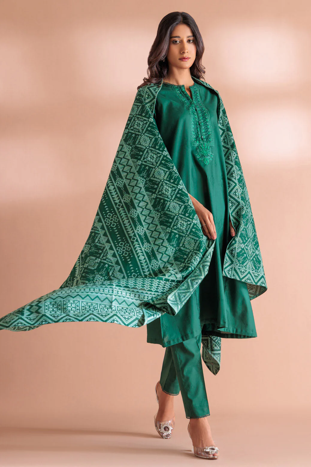 GREEN-JACQUARD-3 PIECE (WS6233P15) - Image 4