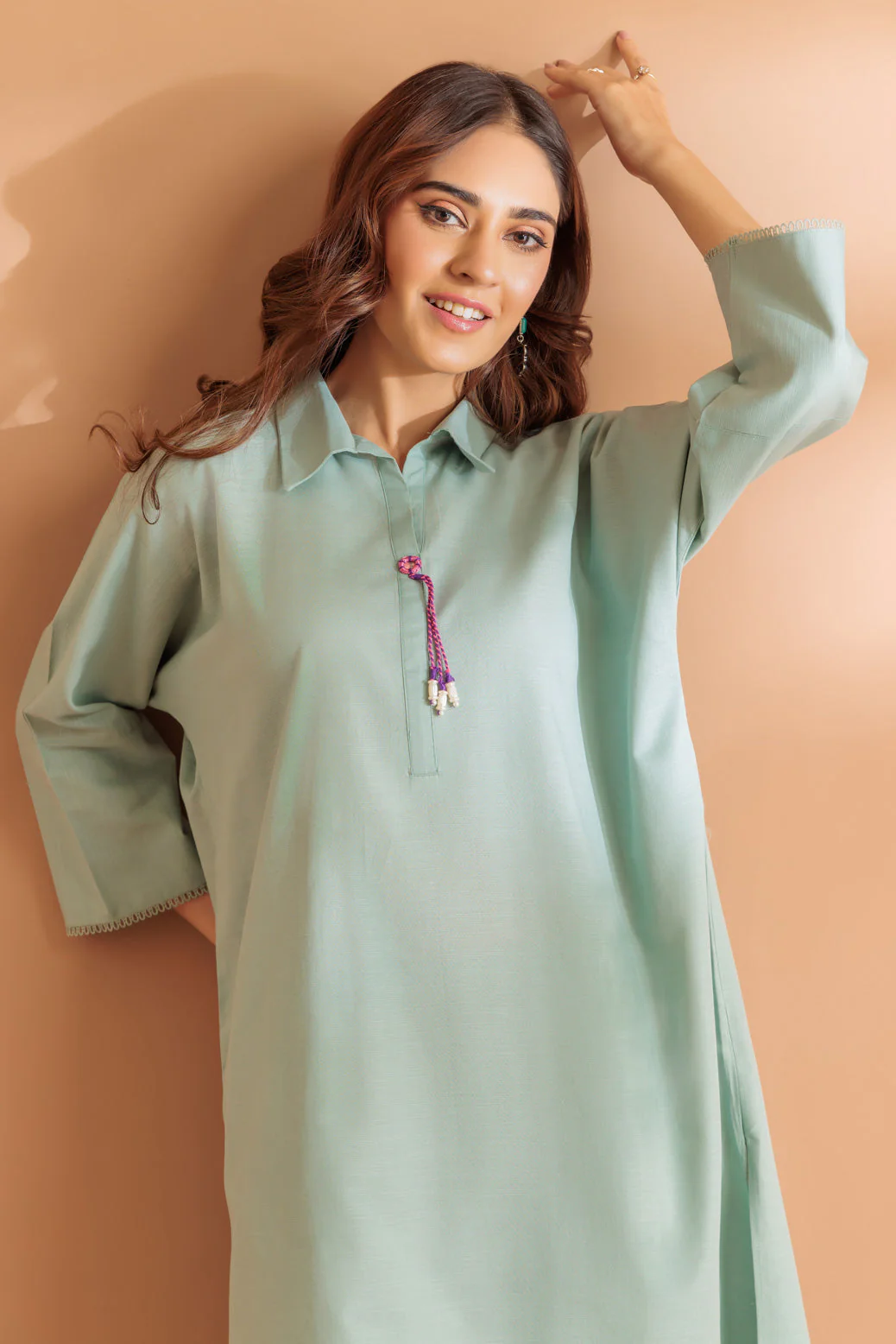 GREEN-KHADDAR-2 PIECE (WS6232P68) - Image 2