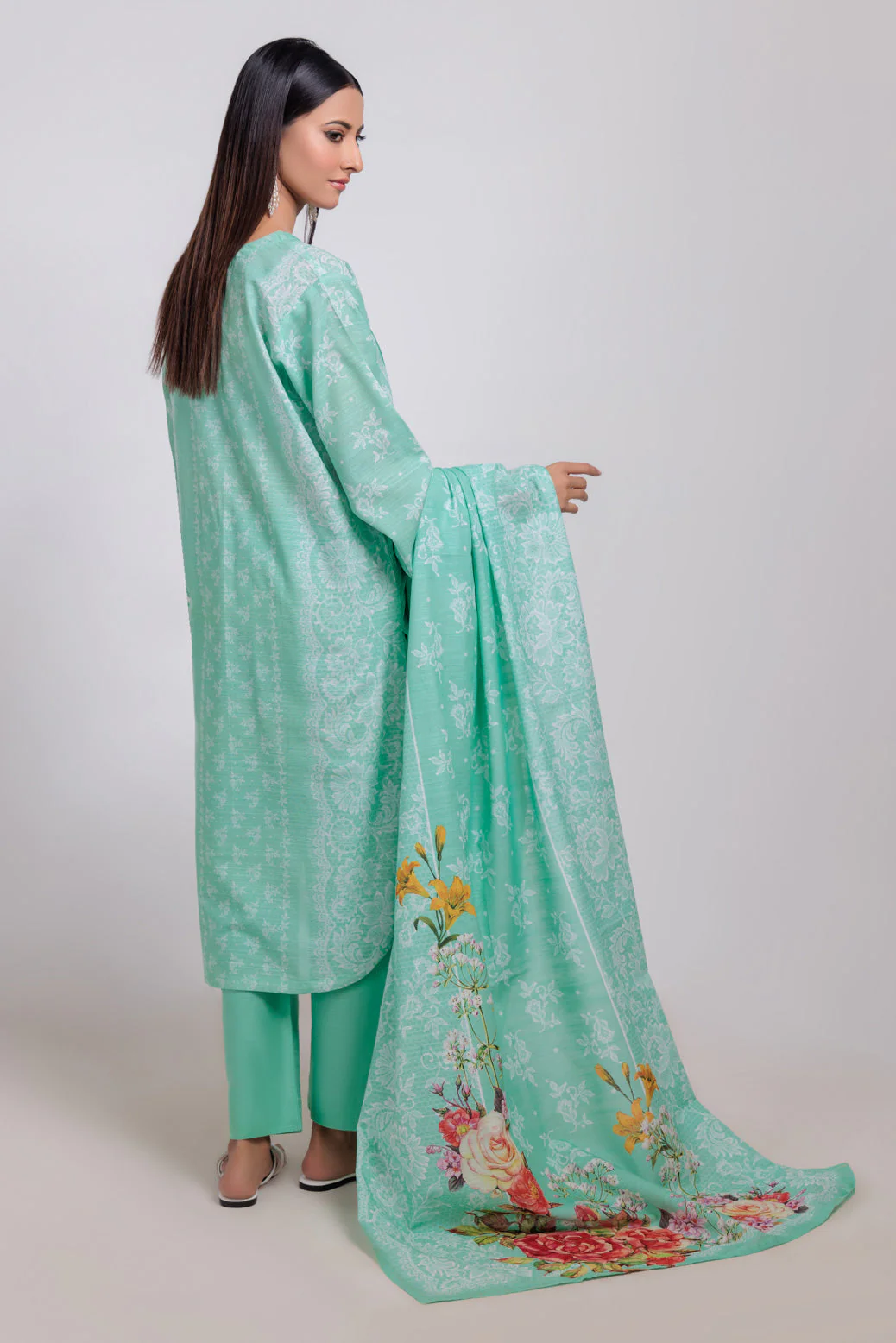 GREEN-KHADDAR-3 PIECE (WS1243P05) - Image 5