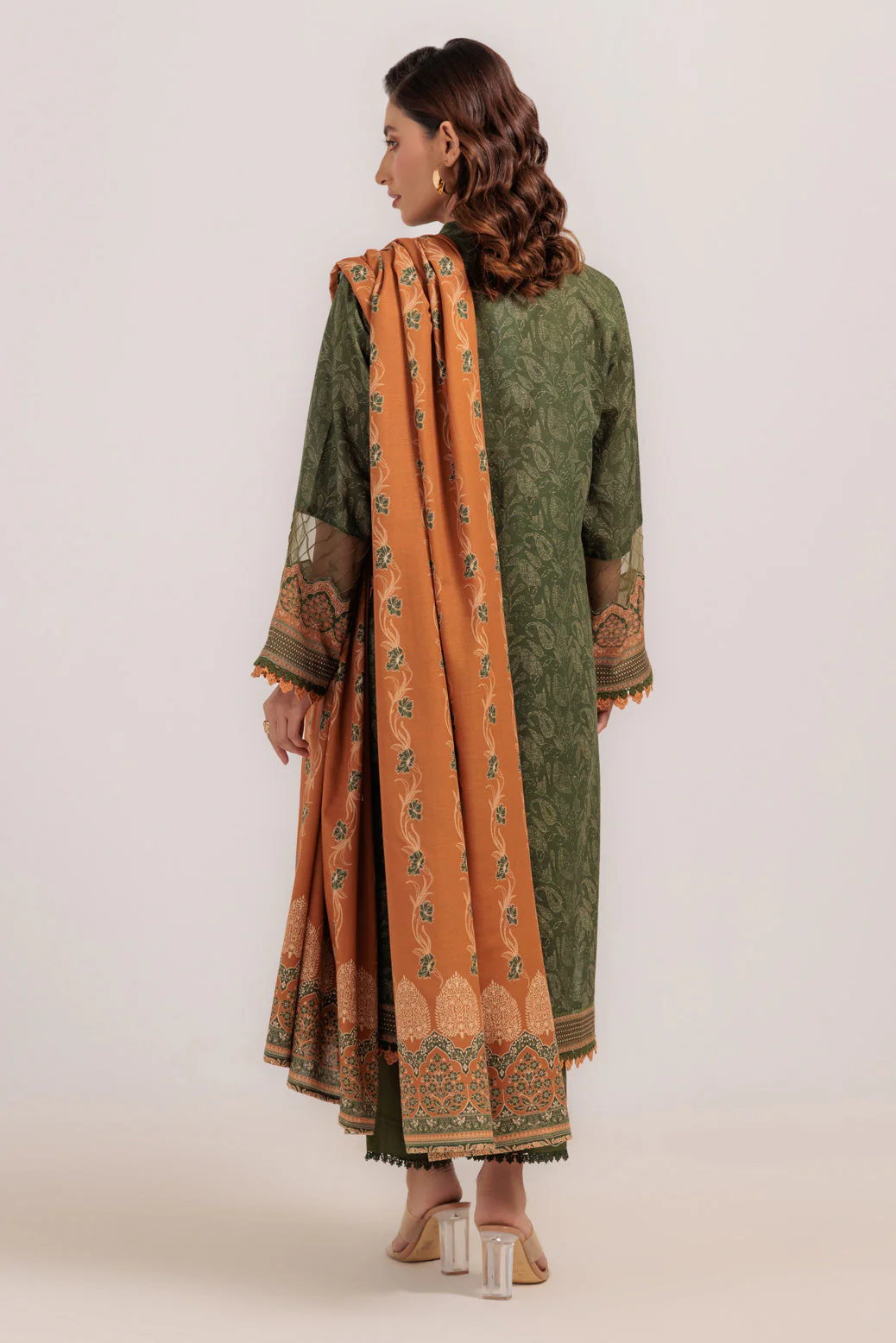 GREEN-KHADDAR-3 PIECE (WS6243P34) - Image 2