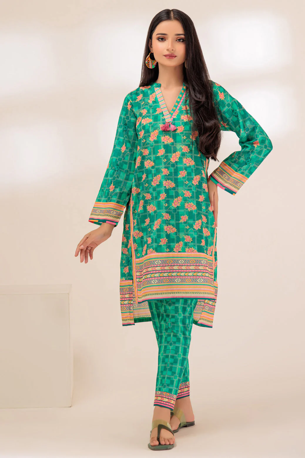 GREEN-LAWN-2 PIECE (AAK232P03) - Image 4