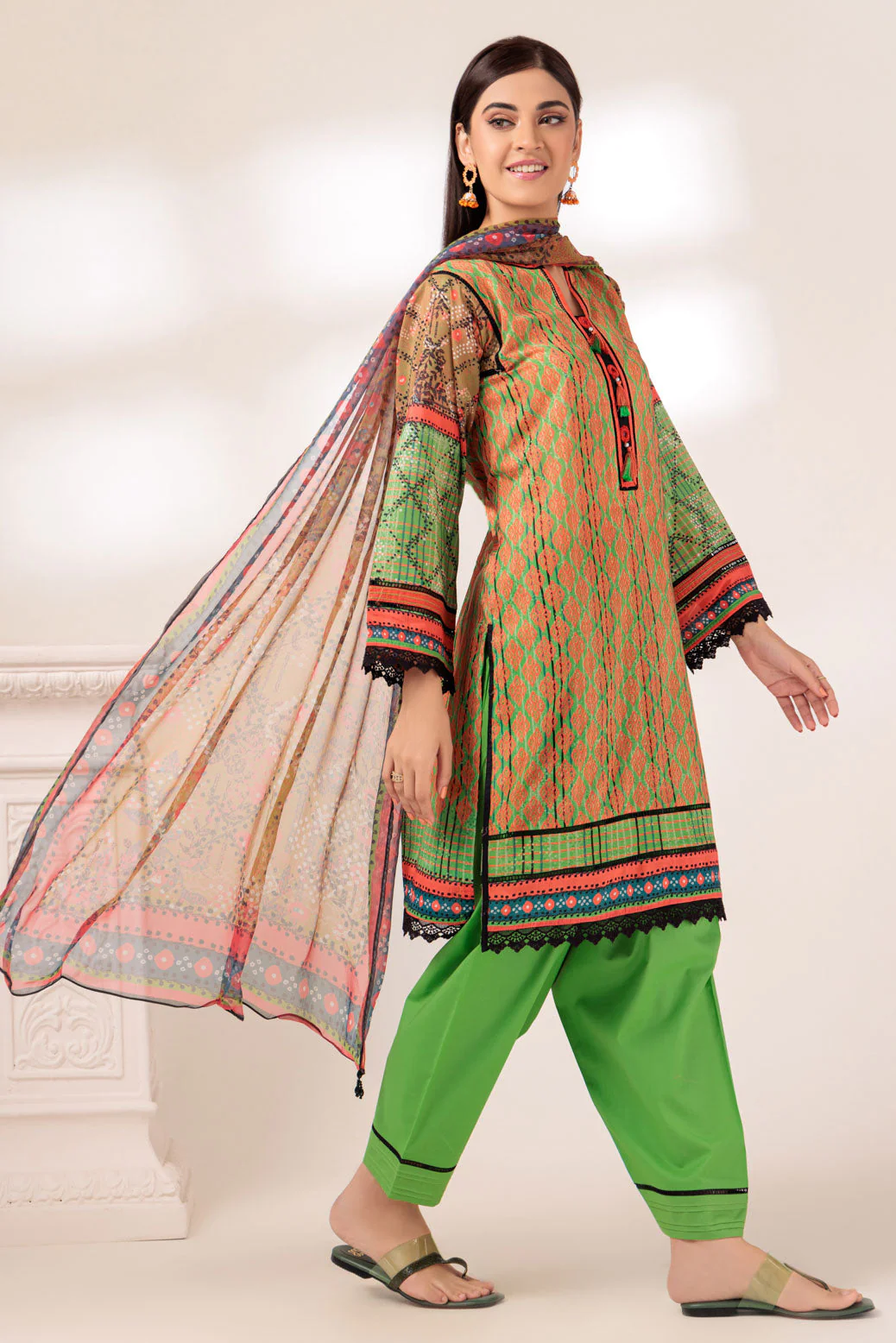 GREEN-LAWN-3 PIECE (SAS233P16) - Image 3