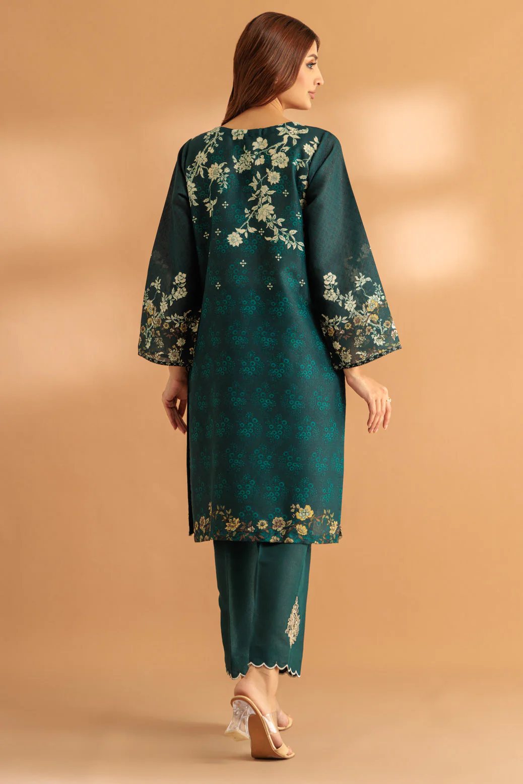 GREEN-SHIMMERY-2 PIECE (SS1242P03) - Image 5