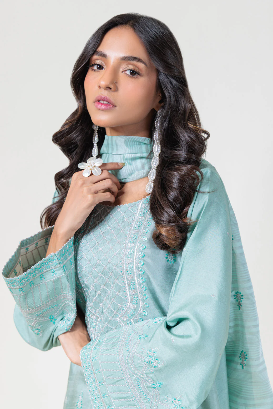GREEN-SILK-3 PIECE (BS5243P06) - Image 2