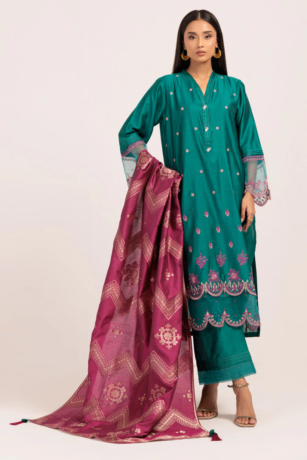 GREEN-SILK-3 PIECE (PWS6243P10) - Image 2