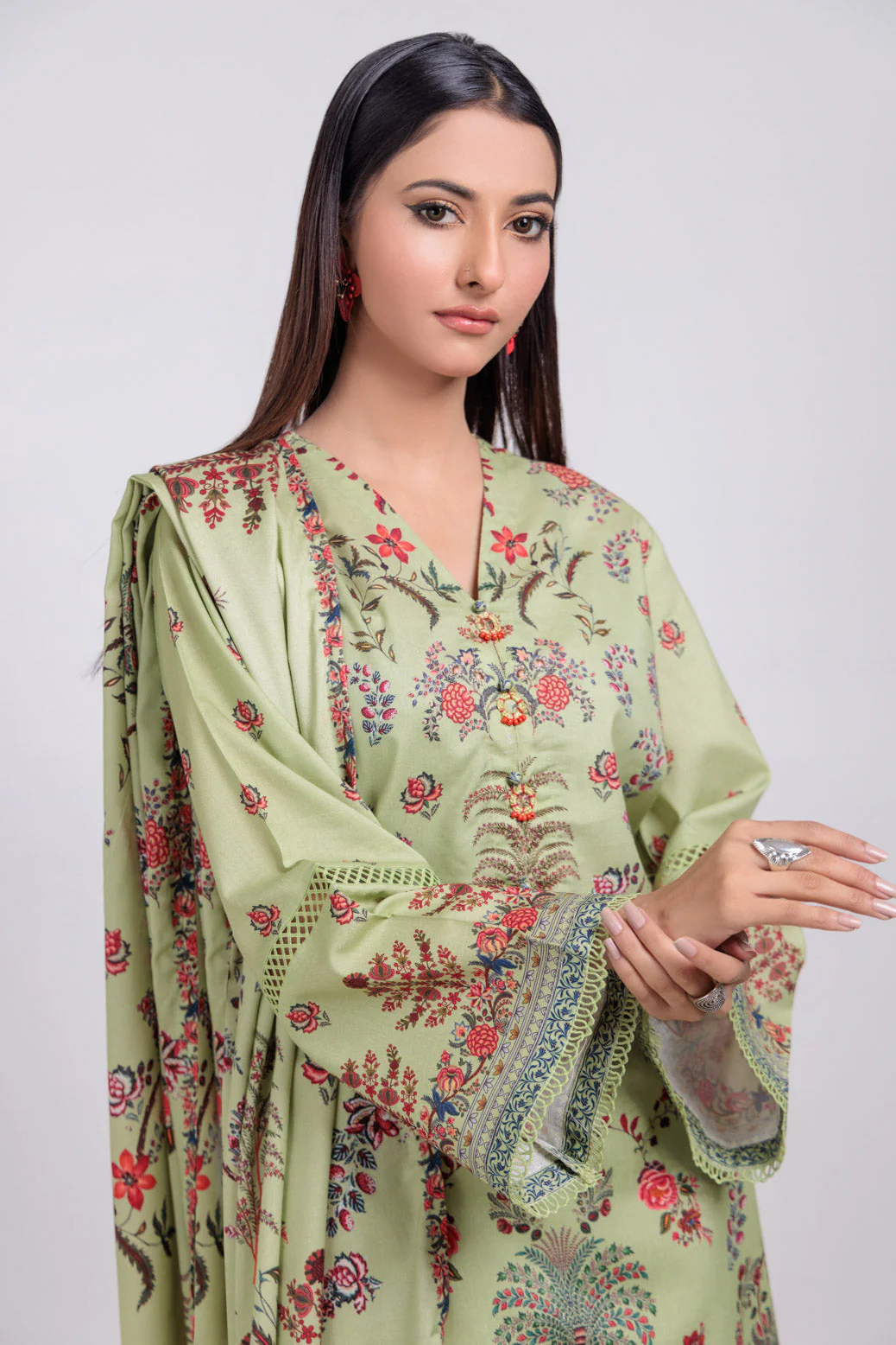 GREEN-VISCOSE-3 PIECE (WS6243P63) - Image 2