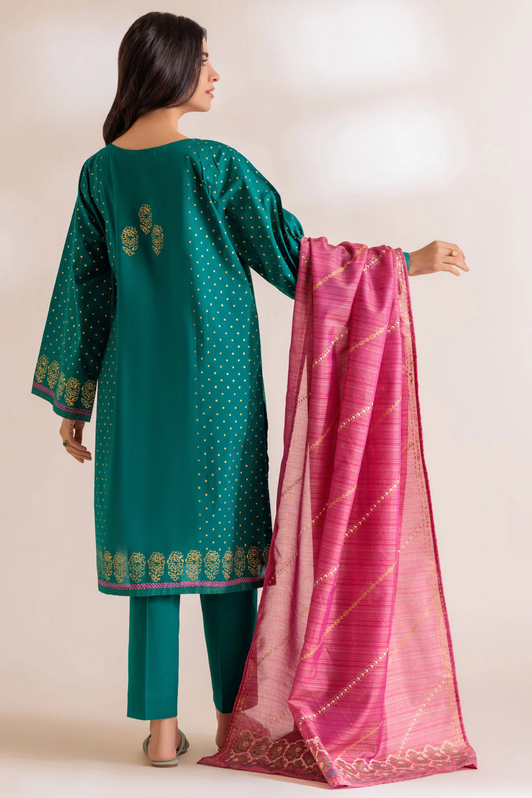 GREEN-YARN DYED-3 PIECE (SS6243P13) - Image 5