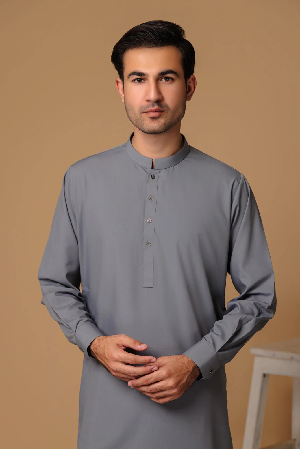 GREY-BLENDED-KURTA SHALWAR - (KSRS23-033) - Image 2