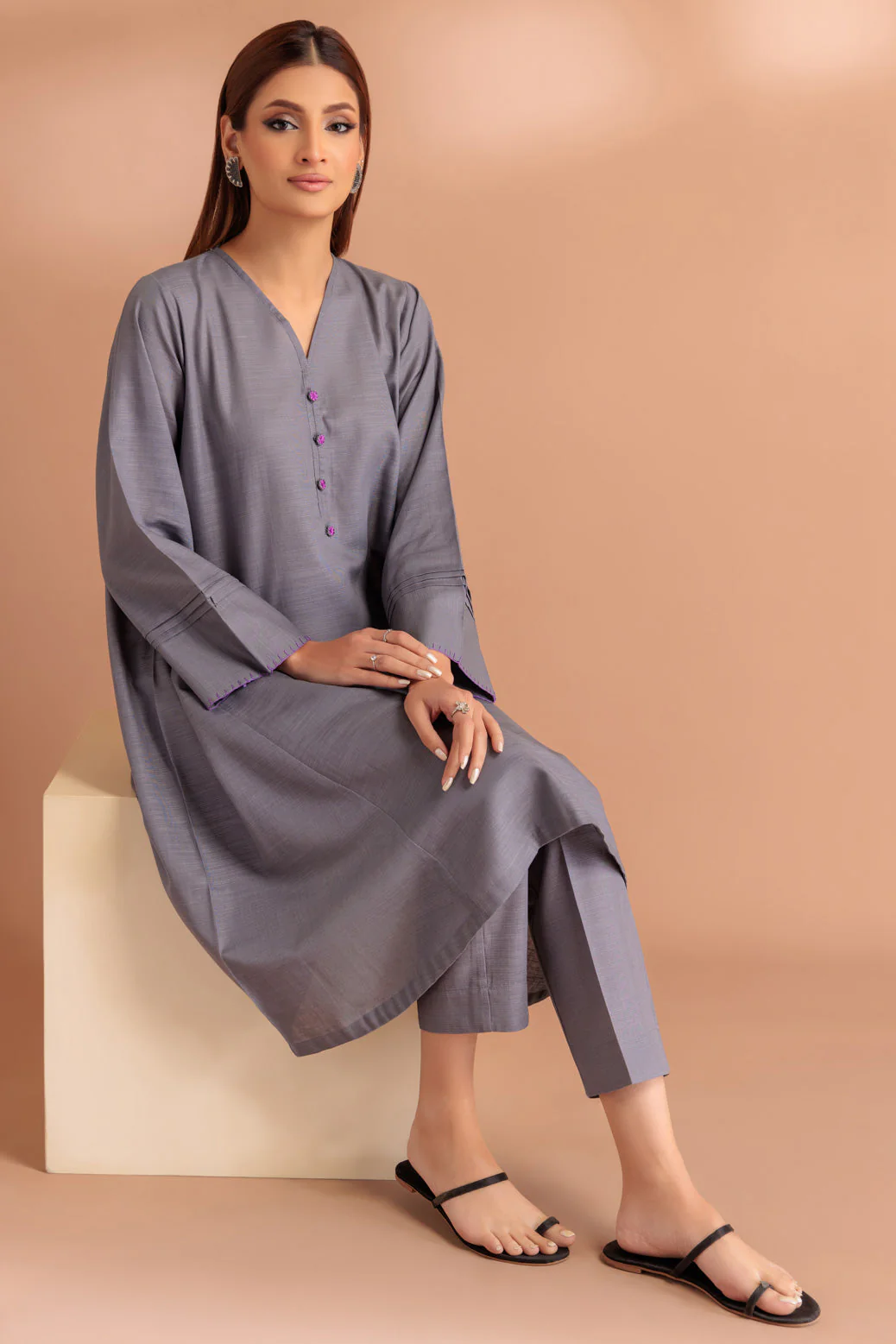 GREY-KHADDAR-2 PIECE (WS6232P67) - Image 3