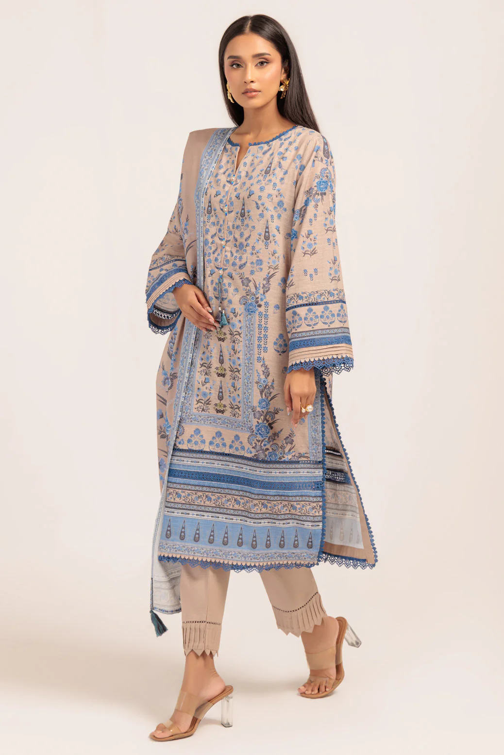 GREY-KHADDAR-3 PIECE (WS6243P29) - Image 2