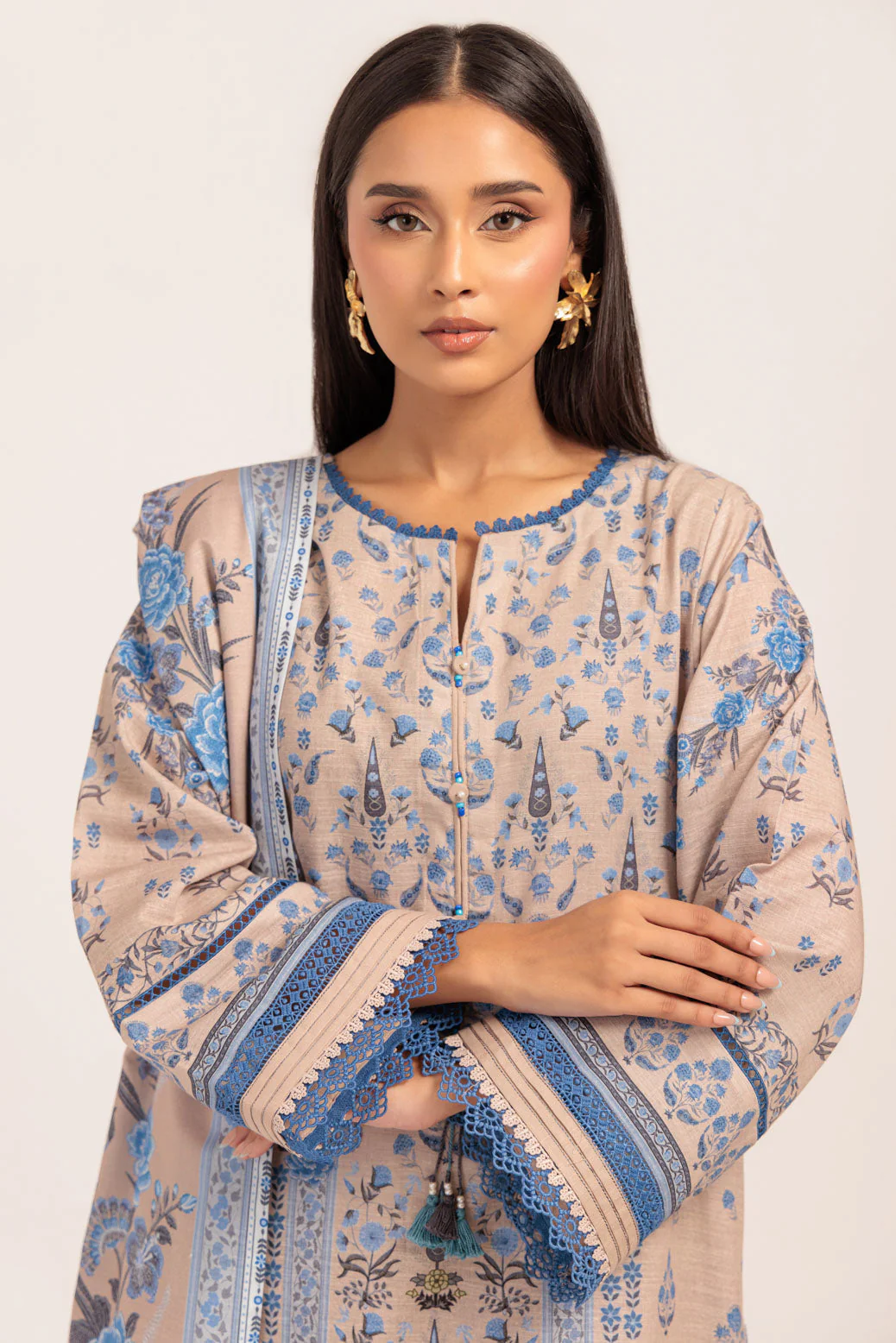 GREY-KHADDAR-3 PIECE (WS6243P29) - Image 5