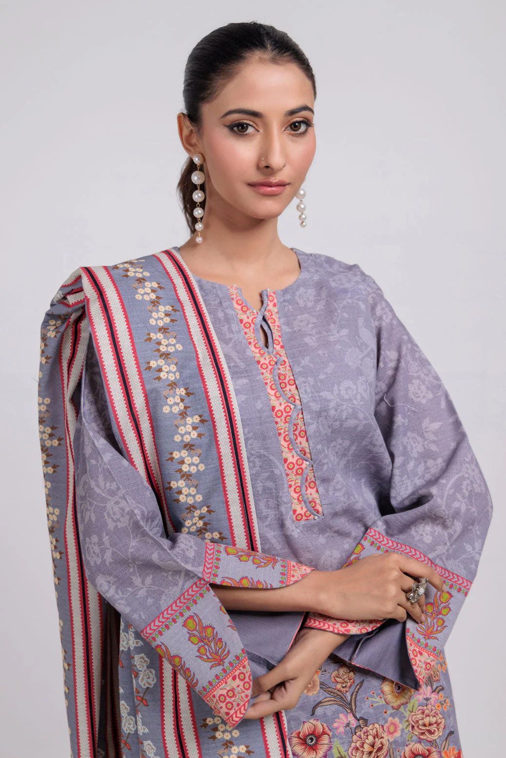 GREY-KHADDAR-3 PIECE (WS7243P54) - Image 4